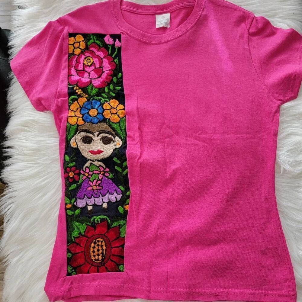 Mexican Frida Kahlo T-Shirt for Woman